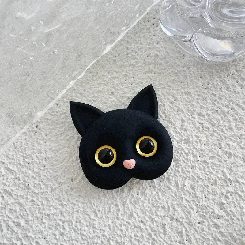 Universal Cartoon Cat Phone Stand Foldable Plastic Support