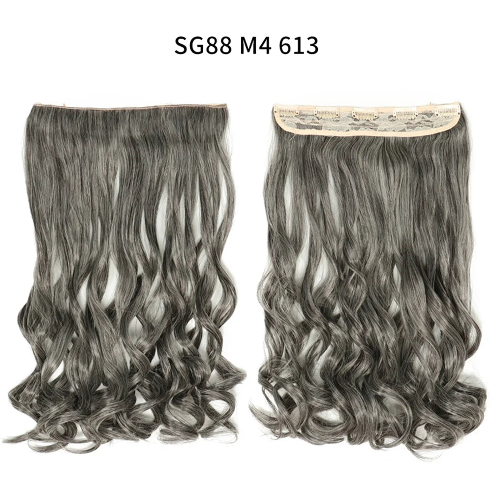 Long Clip In Hair Extensions for Length and Volume 22 Inch