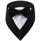 Wedding Big Dog Triangle Scarf with Bow Tie Handsome Pet Bandana for Small Large Dogs Golden Retriever Shepherd Labrador Bibs
