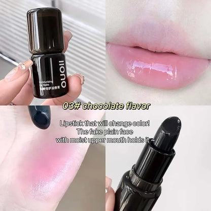 1Pc Peach Moisturizing Lip Balm Colorless Hydrating Lips Mask Stick Reduce Lip Lines Lip Care Transparent Change Color Lipstick