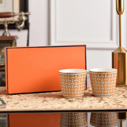 Classic Coffee Cup Bone China 250ml Gift Box for Breakfast and Tea