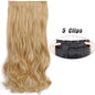 Wavy Clip In Hair Extensions Five Clip Set for Fuller Waves