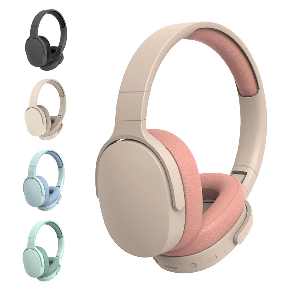 Foldable wireless headphones for music calls and gaming
