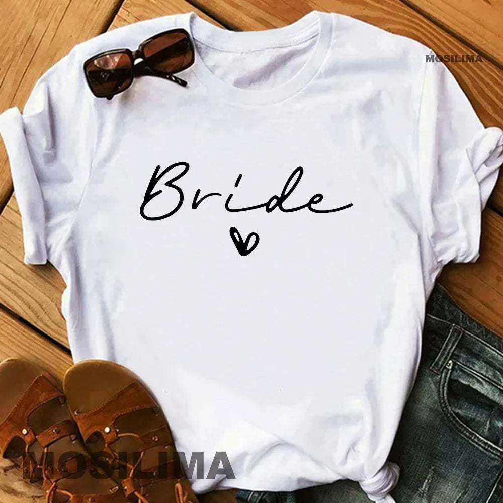 Women’s Luxe Team Bride Shirts - Bachelorette Party Bridesmaids Wedding Female Tops