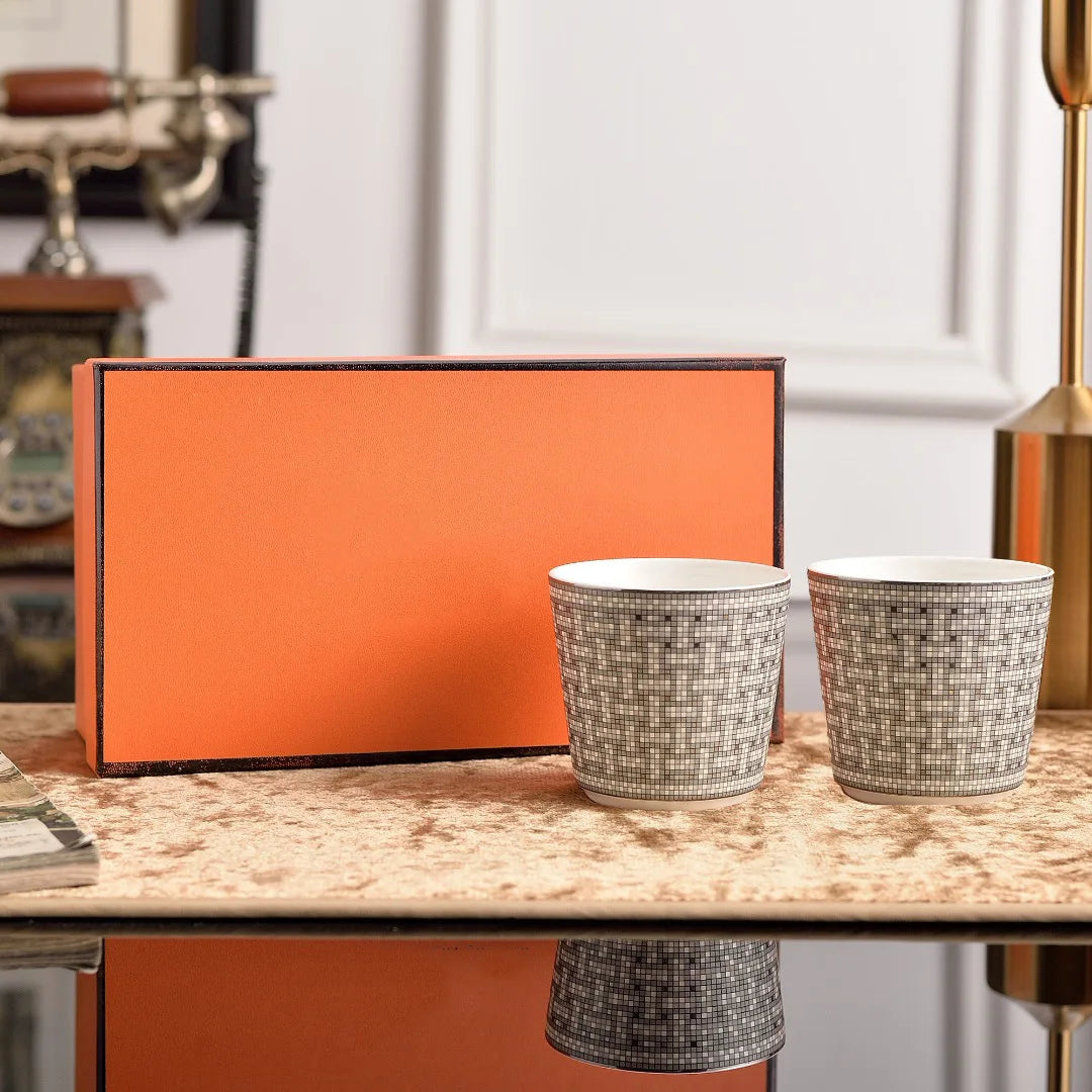 Classic Coffee Cup Bone China 250ml Gift Box for Breakfast and Tea