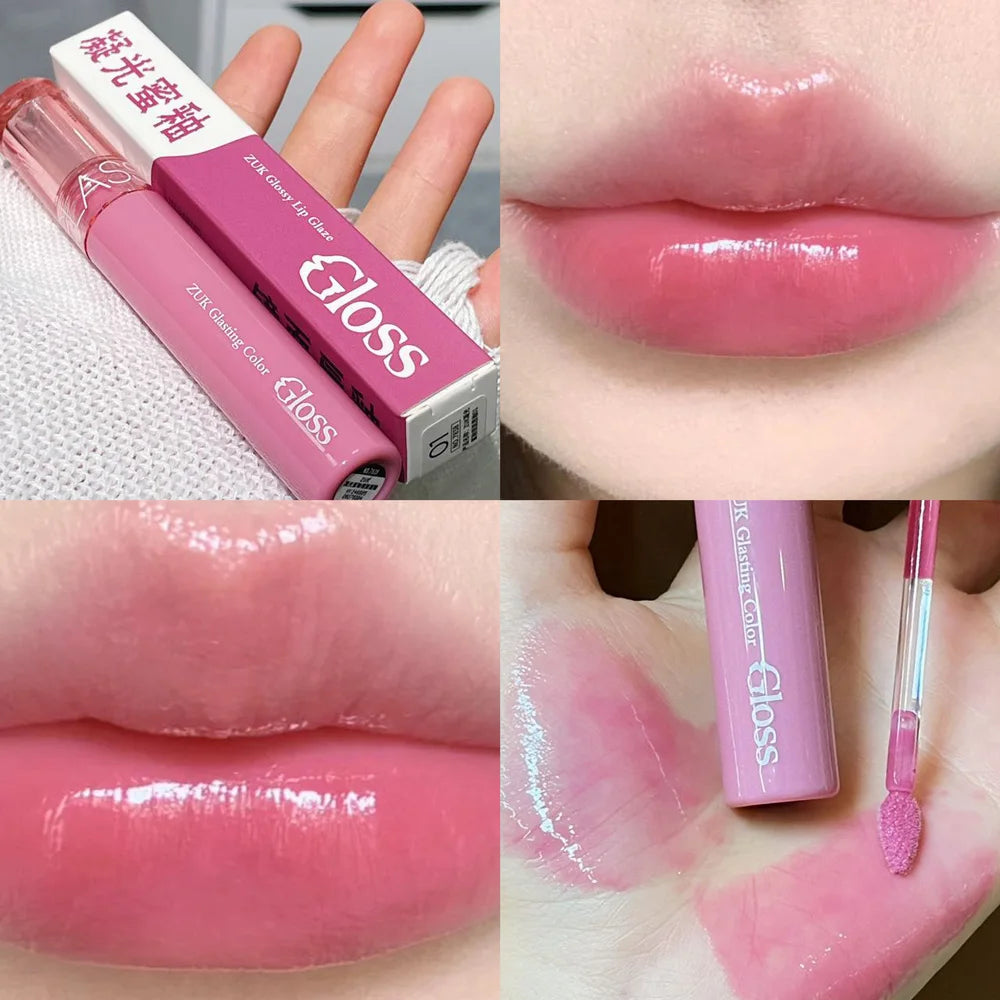 Hydrating Lip Gloss with Glassy Water Shine for Plump Lips