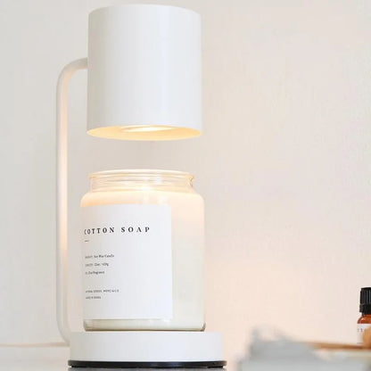 Wax-melting lamp with timer and dimmer