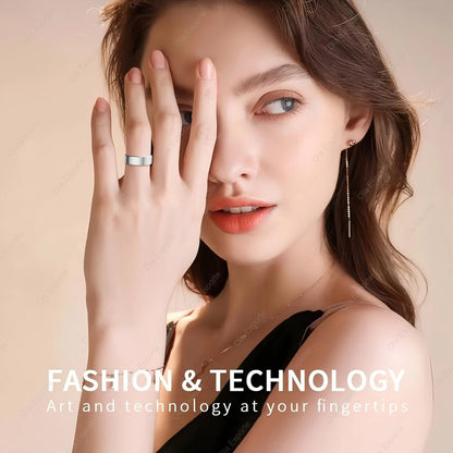 Smart ring tracking sleep heart rate and blood oxygen