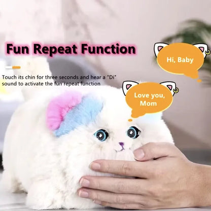 Interactive Huggy Cat Dog - Realistic Electric Plush Pet with Voice & Movement
