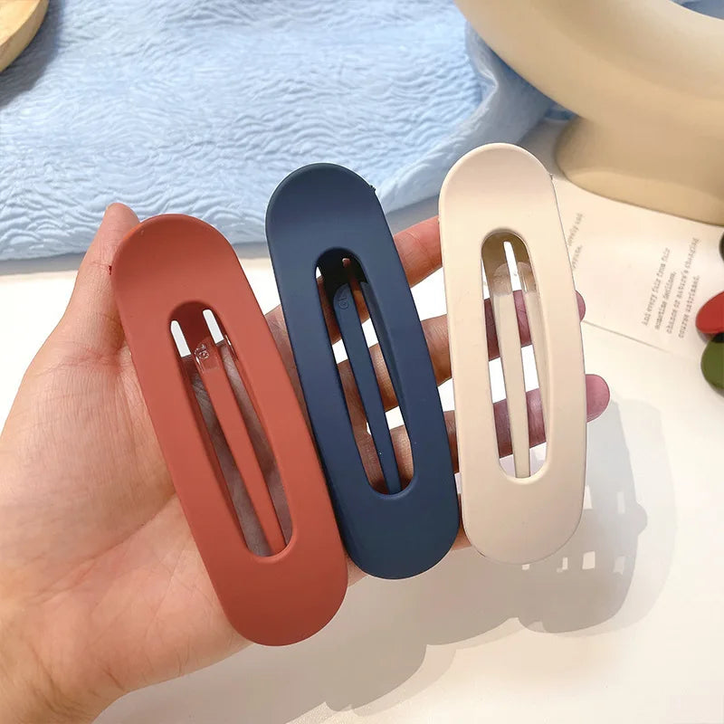 Matte Hair Clips for Bangs and Flyaway Control Gentle Grip Daily Wear