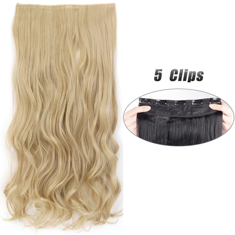 Voluminous Clip-In Hair Extensions 80cm For Fuller Long Hair Look