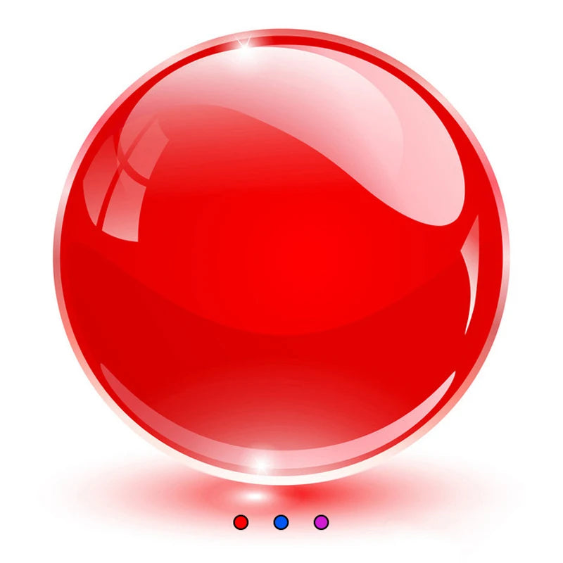 Hand-controlled LED flying spinner ball with boomerang return