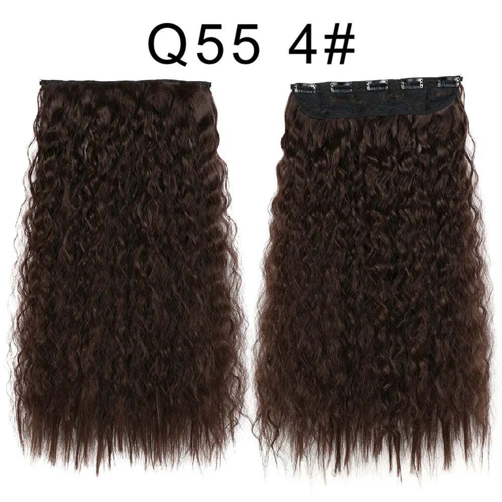 Long Clip In Hair Extensions for Length and Volume 22 Inch