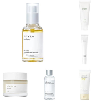 Korean Bean Cream Hydrating Skin Care Set With Centella Cleanser And Spf50 Sunscreen Featuring Soy Extract
