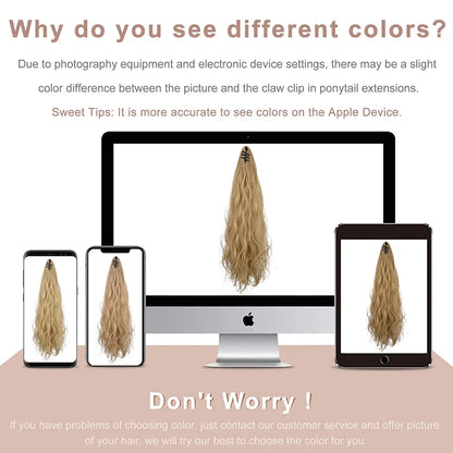 Heat-Resistant Clip-In Hair Extensions 22 To 32 Inches