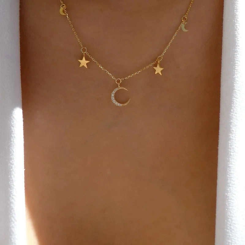 Layered Heart Pendant Necklace with Crystal Bead Detailing for Everyday Sparkle and Delicate Shine
