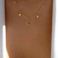 Layered Heart Pendant Necklace with Crystal Bead Detailing for Everyday Sparkle and Delicate Shine