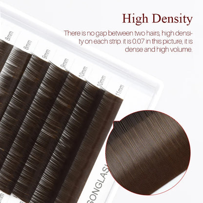 Brow Lashes I Eyebrow Extensions 12 Lines Per Piece Material Various Colors Soft and Resemble to Human Hairs