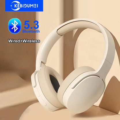 Bluetooth 5.3 Gaming Headset Dual Mode Foldable Noise Reduction