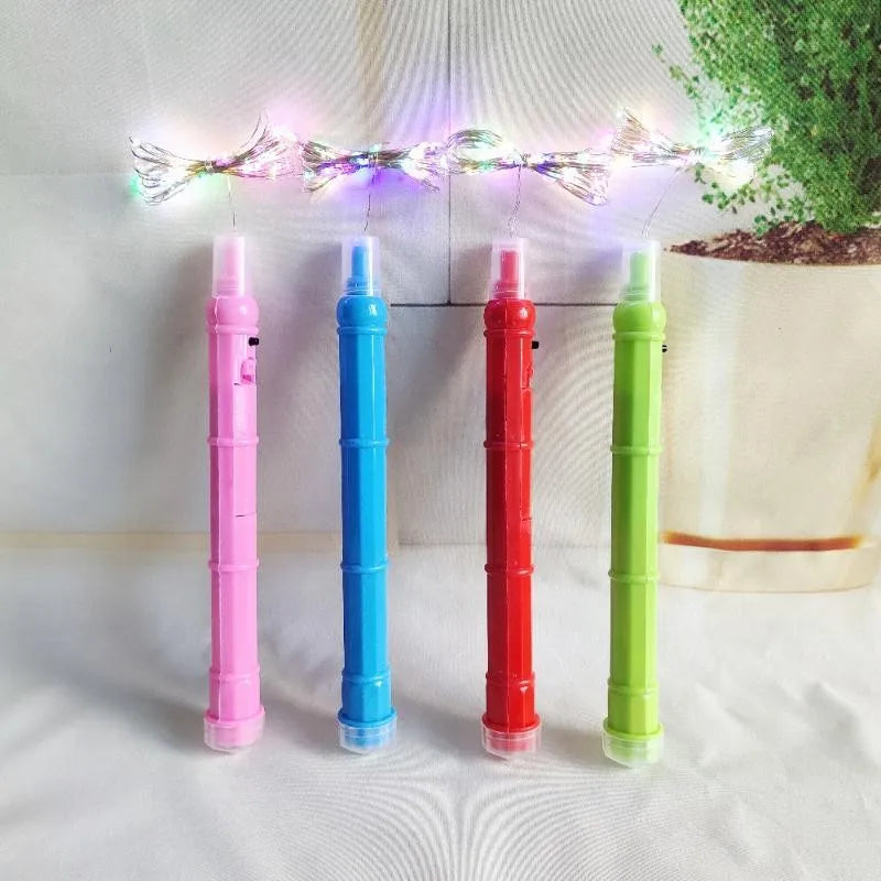 LED Light Up Bobo Balloons With Flashing Handles Party Decoration