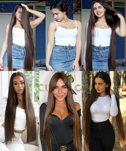 Voluminous Clip-In Hair Extensions 80cm For Fuller Long Hair Look