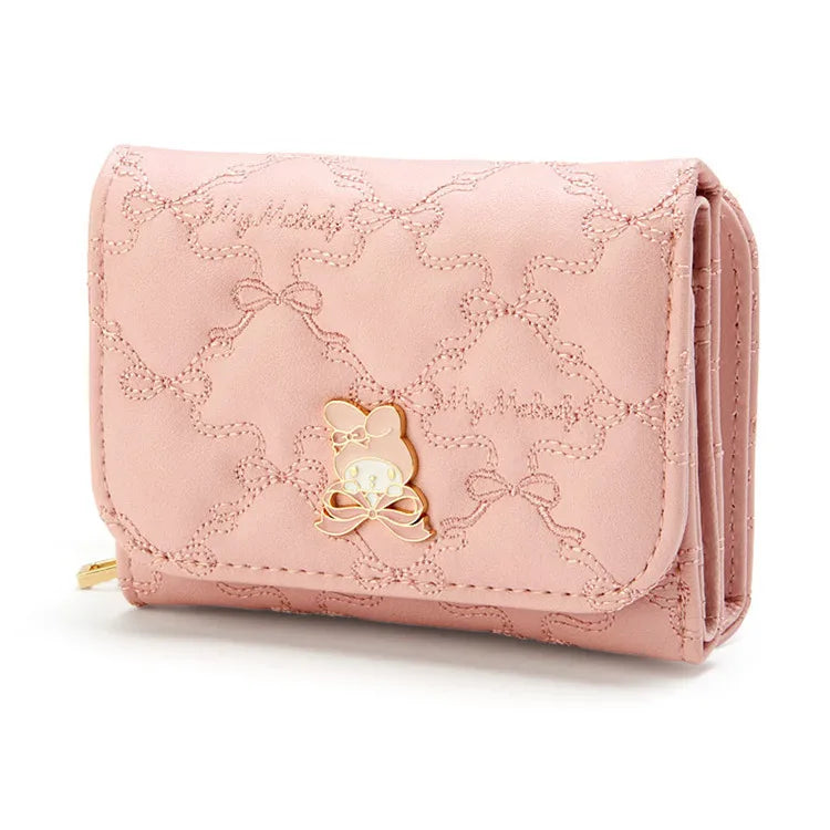 Kawaii Clutch Purse with Coin Pouch and Card Slots Detachable Strap