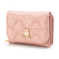 Kawaii Clutch Purse with Coin Pouch and Card Slots Detachable Strap