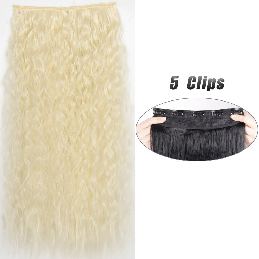 Voluminous Clip-In Hair Extensions 80cm For Fuller Long Hair Look
