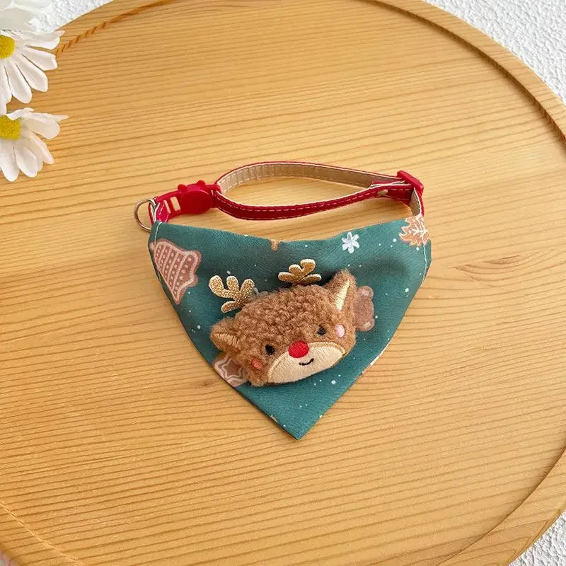 Cat Bow Tie Collar With Bell In Soft PP Cotton Adjustable For Festive Wear