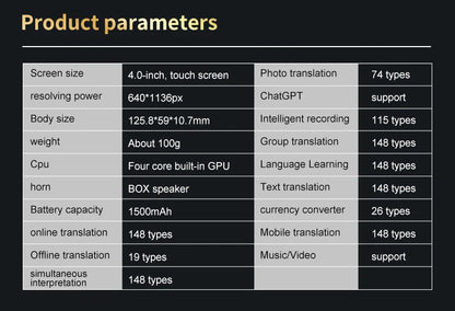 Portable AI Language Translator Device for Real Time Translation
