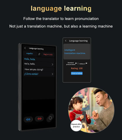 Portable Real Time Voice Translator For Travel 12 Offline Languages