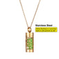 Women’s Stainless Steel Aromatherapy Diffuser Necklace For Essential Oils