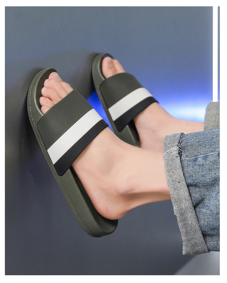 Non-Slip Slippers for Men and Women with Cushioned Comfort Beach Ready
