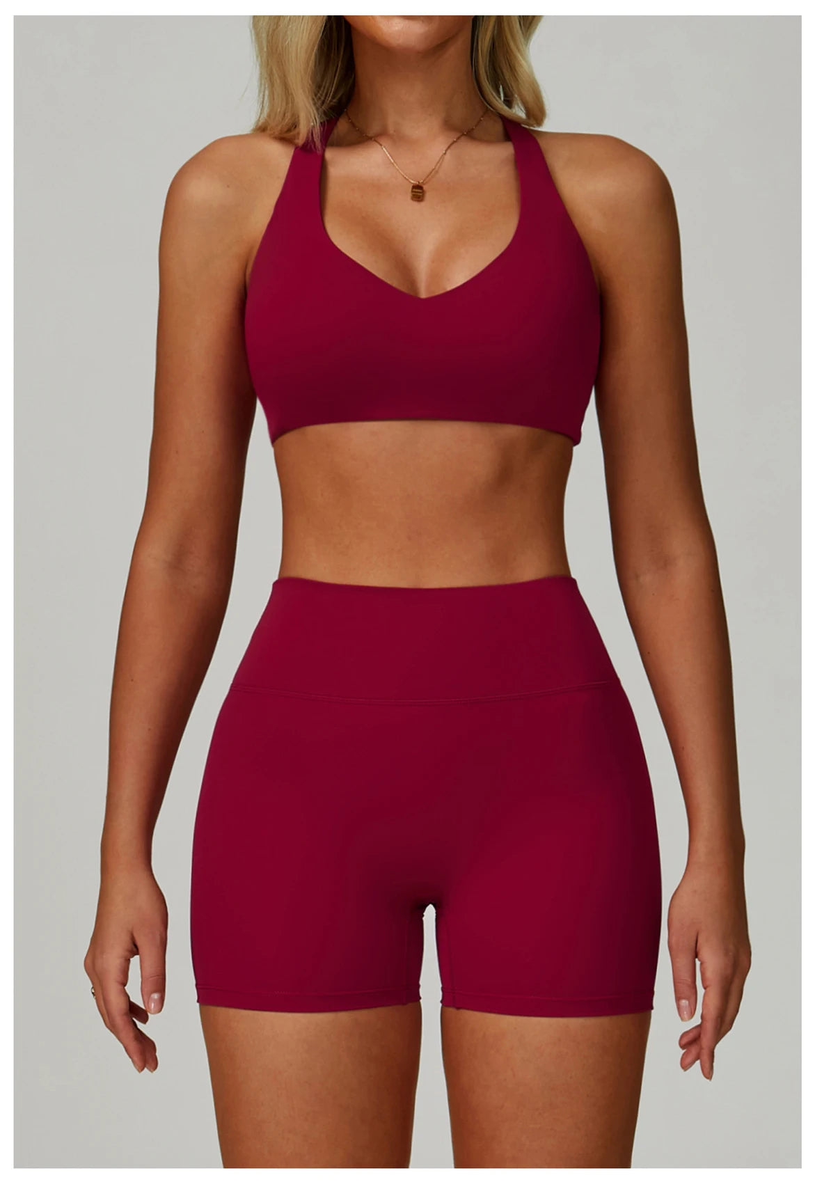 2-3PCS Yoga Suit Women Tracksuit Sports Bra High Waist Leggings Shorts Outfit Gym Set Fitness Push Up FITNESS REVOLUTION