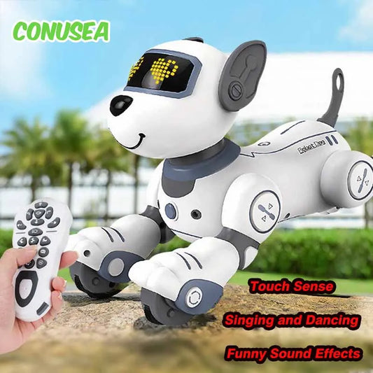 Intelligent Robot Dog - Remote Control Electronic Pet with Stunts for Kids