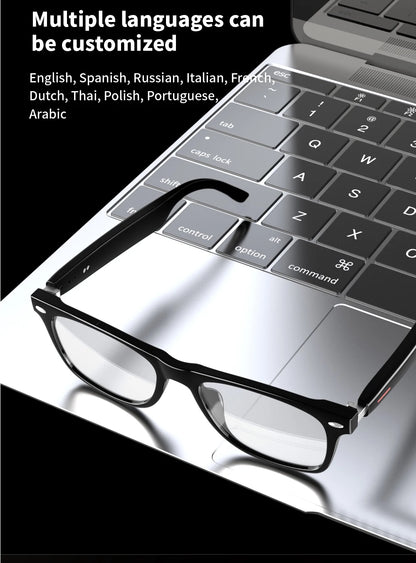 Smart Translate Glasses With Bluetooth Calling And Noise Canceling Music