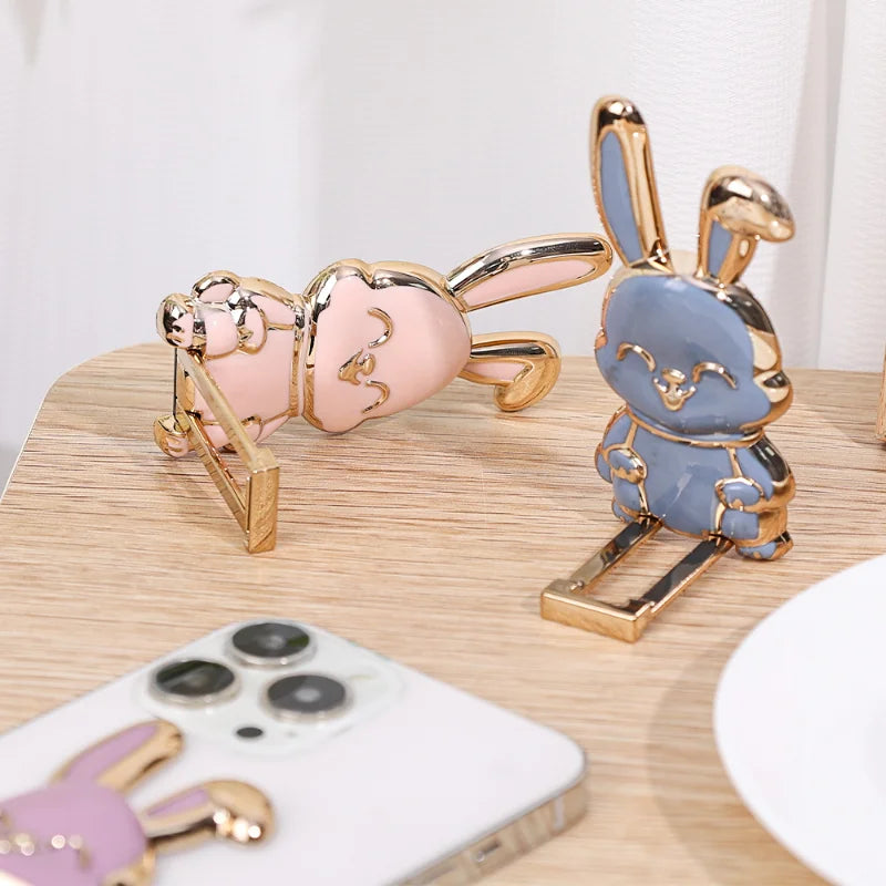 Universal Finger Ring Holder Phone Stand Mini Pull Rod Back Sticker