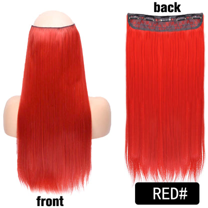 Long Clip In Hair Extensions for Length and Volume 22 Inch