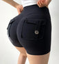 Sexy Yoga Shorts for Women, High Waisted Sports Pants, Fitness Shorts