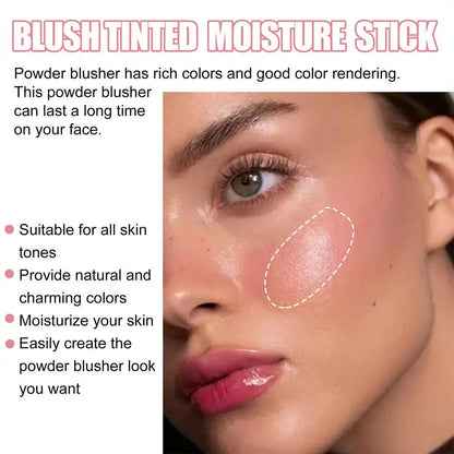 Tinted Mositure Blush Stick Face Pink Cream Cheek Blusher Cosmetics 3 in 1 Makeup Tubes used on lips eyes cheeks