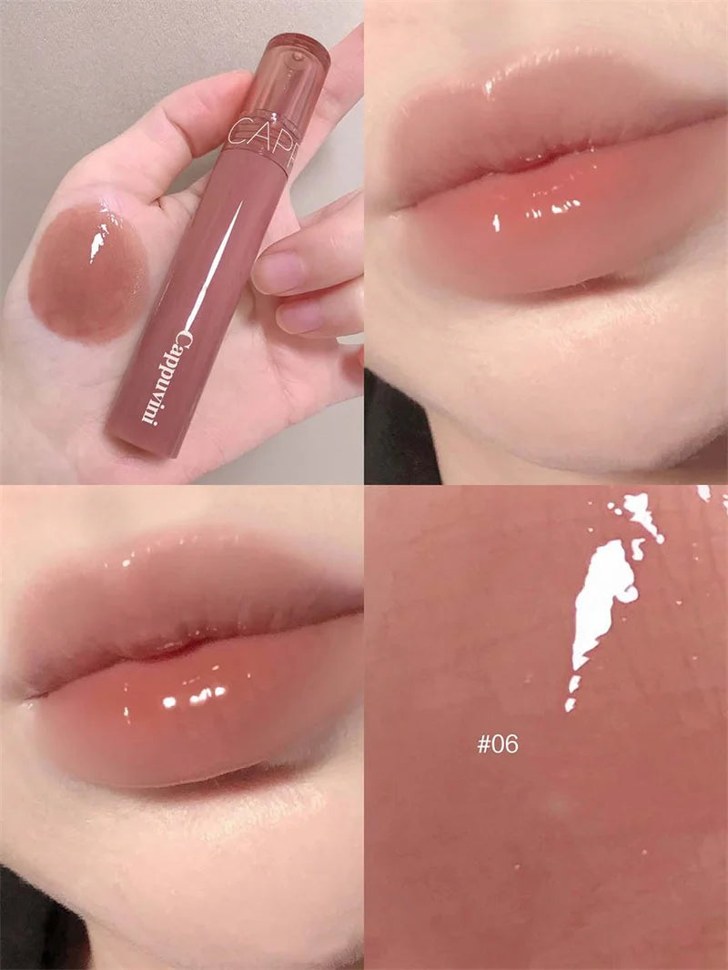 Hydrating Lip Gloss with Glassy Shine for Everyday Wear Rich Color