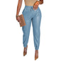 Sculpted PU Leather Pants With High Waist And Relaxed Harem Fit For Versatile Office To Evening Wear