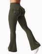 Wide Leg Yoga Leggings with Pockets for Comfortable Active Wear