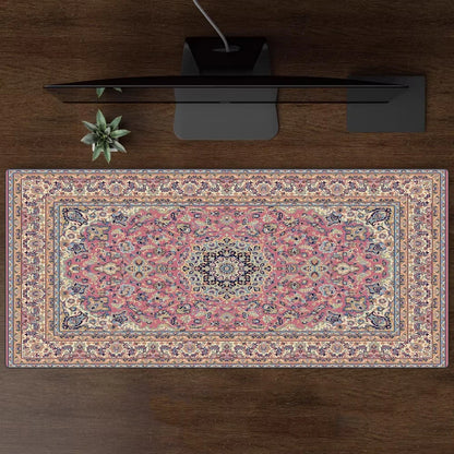 Luxury Persian Carpet Mouse Pad Large Persian Pattern MousePad Game Desk Accessories Computer Desk Mat Bedroom Floor Mat Persian Carpet