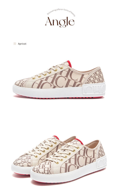 Breathable Canvas Walking Shoes for Women with Daily Cushioned Comfort