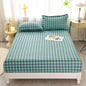 Soft Bedsheet Simple Style Bed Cover Single/Queen/King Size Bed Linen Home Fitted Sheets 침대시트 (Pillowcase Need Order)