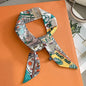 NEW 2026 Long Scarf for Women Narrow Ribbon Headband Female Neckerchief Handle Bag Band Bandana Hair Tie Accessories