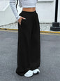 Breathable Wide-Leg Joggers with Pockets Cotton Blend for Women All Day