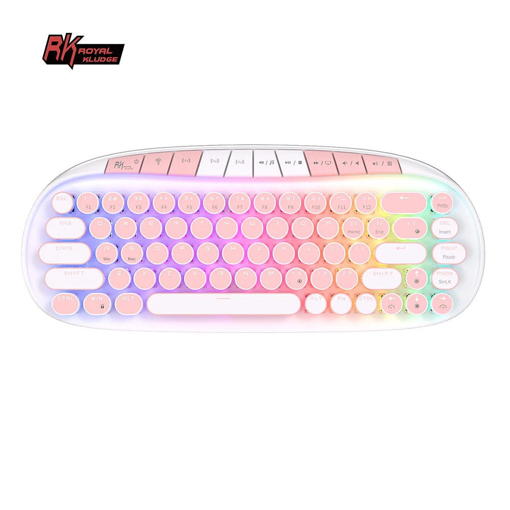 Wireless mechanical keyboard with RGB backlighting