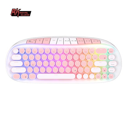 Wireless mechanical keyboard with RGB backlighting